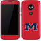 University of Mississippi Ole Miss Logo Red Moto E5 Play Skin